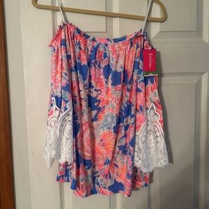 NWT LILLY PULITZER ZAYLEE TOP XL
